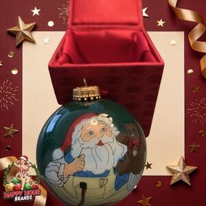Figi Graphics Christmas Ornanent Santa Bear In Red Box